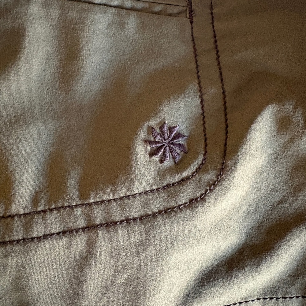 Athleta Olive Green Women's active Shorts - Picture 3 of 4